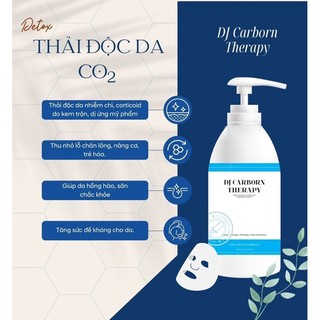 SET CO2 CHAI 500ML + 35 MẶT NẠ DJ CARBOXY CO2 THẢI ĐỘC