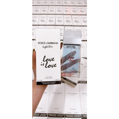 𝐂𝐡𝐚𝐢 𝐧𝐮̛𝐨̛́𝐜 𝐡𝐨𝐚 “𝐪𝐮𝐨̂́𝐜 𝐝𝐚̂𝐧” 𝐜𝐮̉𝐚 𝐦𝐮̀𝐚 𝐡𝐞̀ DOLCE & GABBANA Light Blue Love is Love EDT Tester