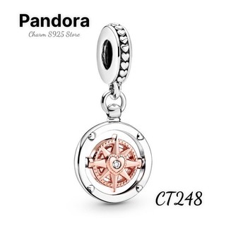 CHARM PAN ALE CHIẾC LA BÀN PHỐI VÀNG HỒNG HÀNG CAO CẤP