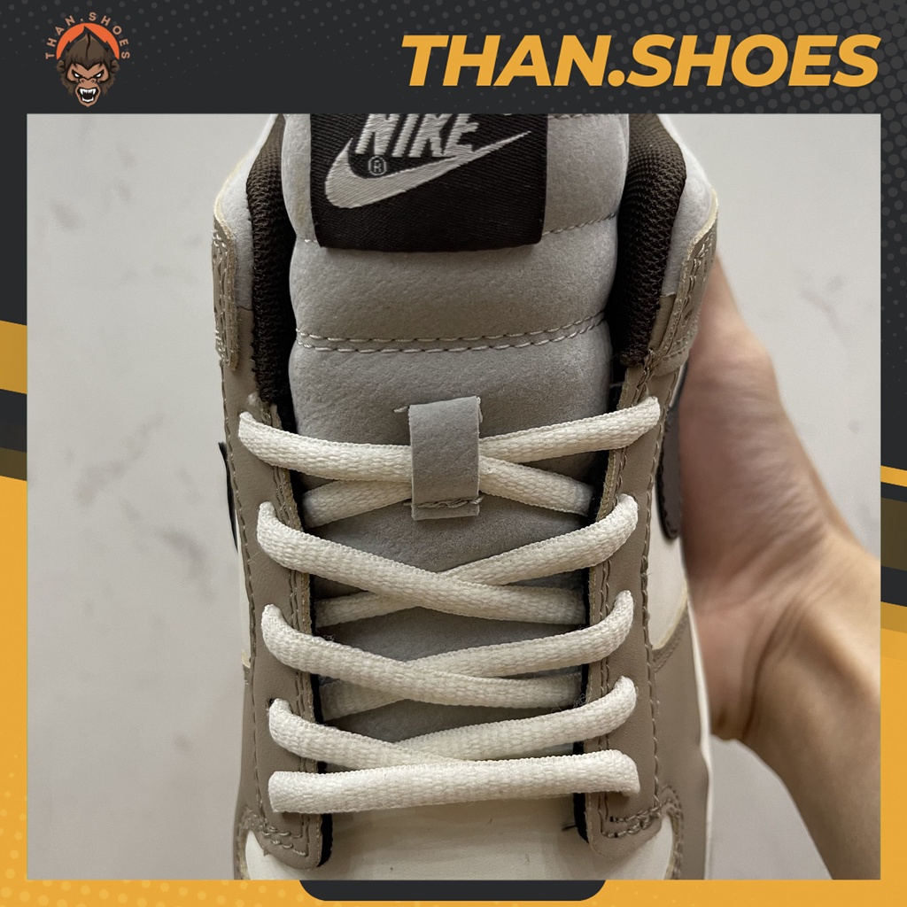 Giày SB Dunk Low Steamboy OST x Otomo Katsuhiro, SB Nâu Trắng Móc Đen - Than.Shoes