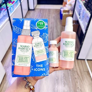Set dưỡng da Mario Badescu The Icons Duo Set 2 món