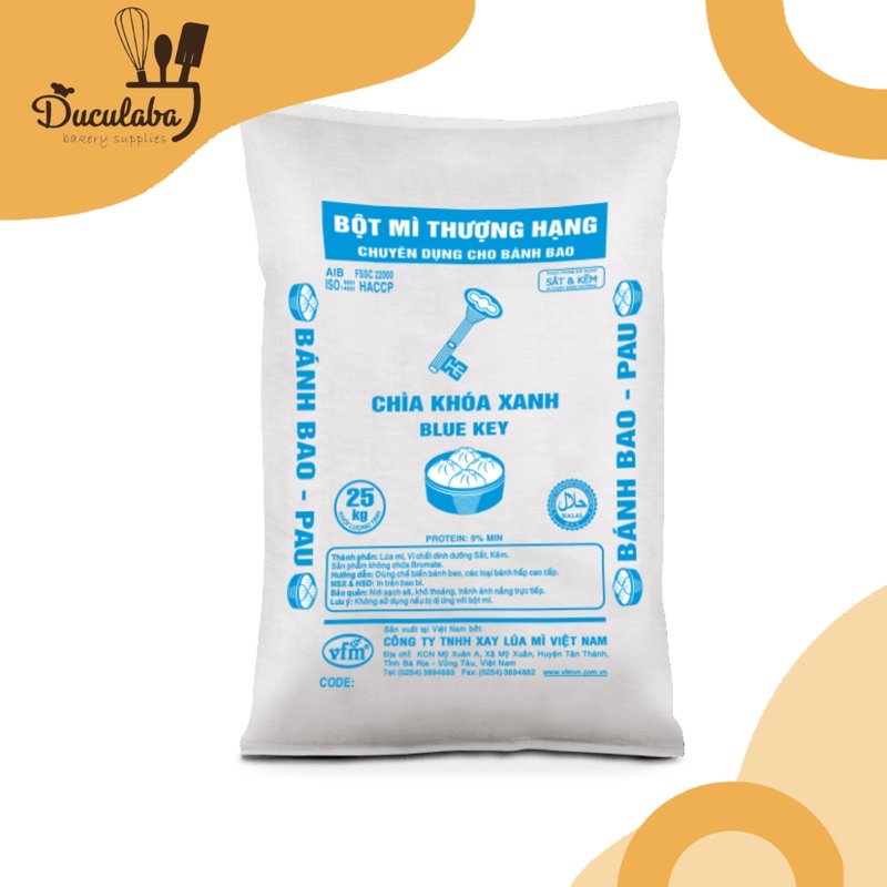 Bột mì Chìa Khoá Xanh bao 25kg