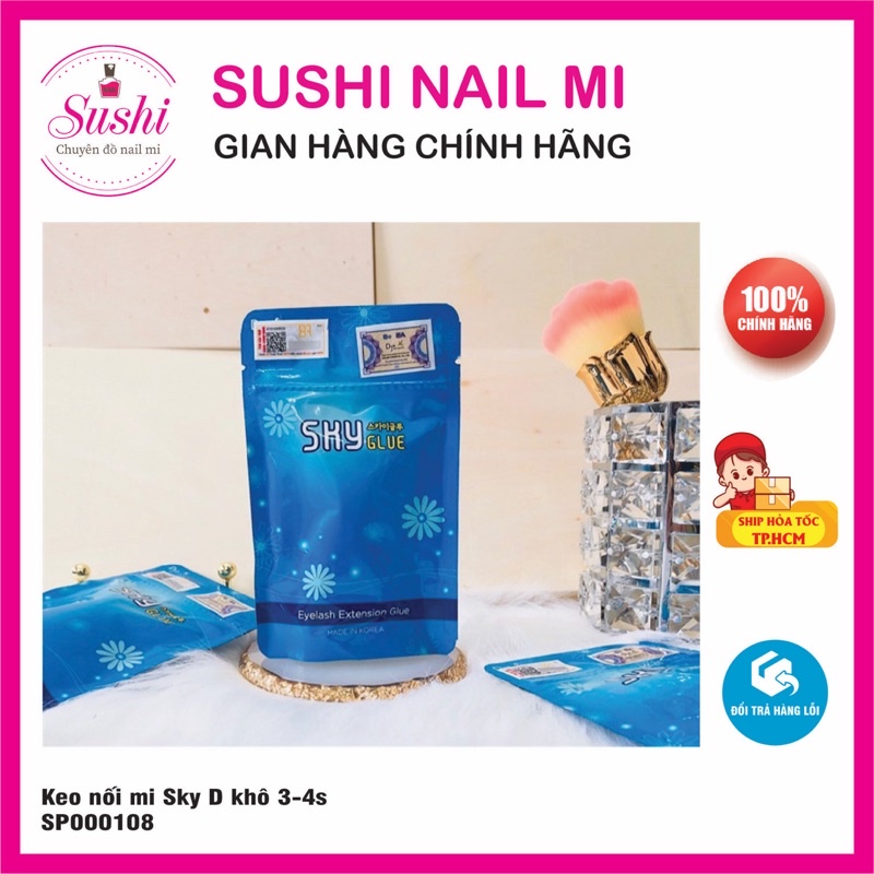 Keo nối mi Sky S, sky D chuyên dụng cho mi - Sushi nail mi