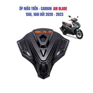 Ốp mão trên xe ab 2020 - 2023 - carbon / xi mạ crom