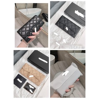 Ví dài nữ cao cấp chất da thât nhiều ngăn - FULLBOX hãng xịn xò