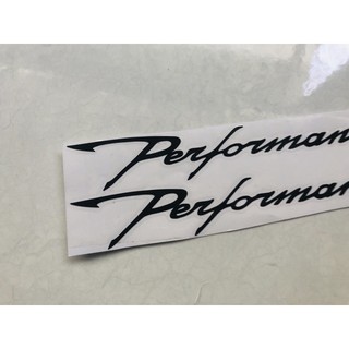 Cặp Chữ Performace Đen Decal