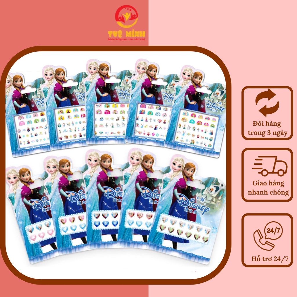 Set Dán Móng Tay 3D Mẫu Mới Cho Bé Yêu