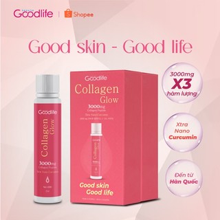 Miniset nước uống goodlife collagen glow 3000mg