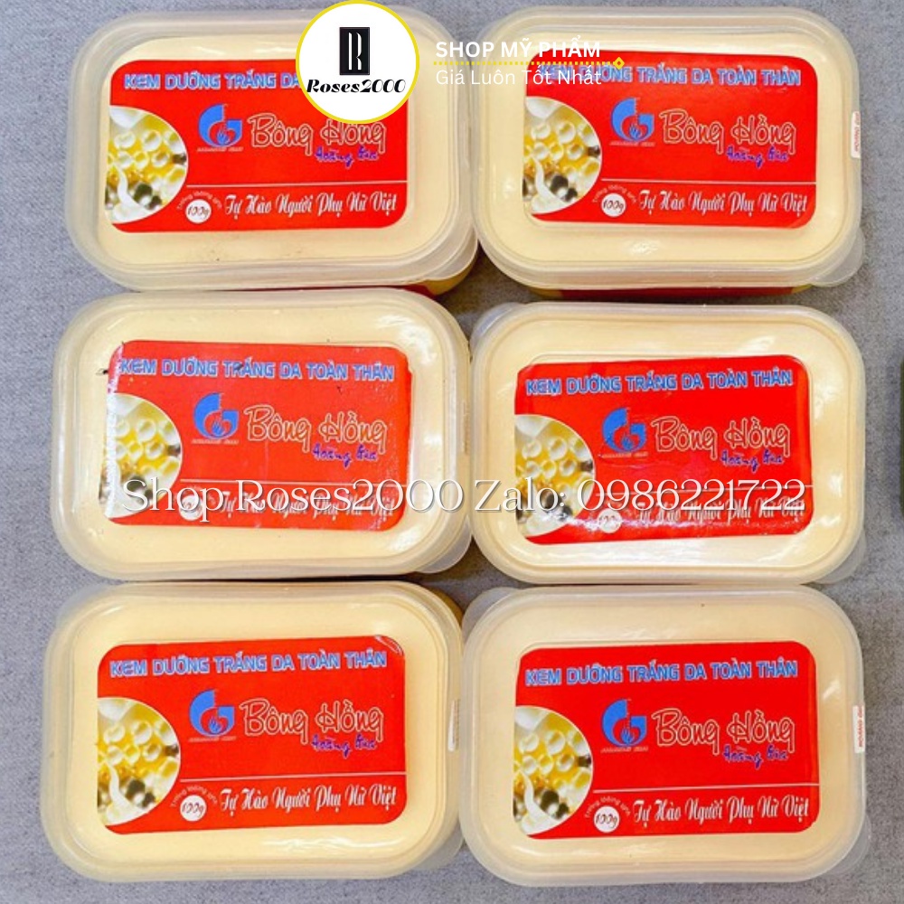 Kem Dưỡng Trắng Da Toàn Thân Bông Hồng Vuông Hoàng Gia