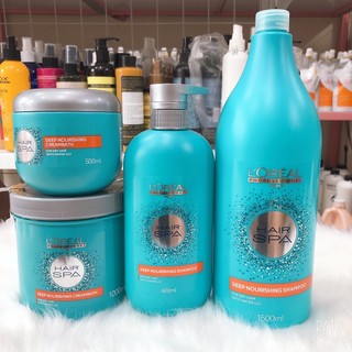 Dầu gội xả suôn mượt Loreal Hair Spa Deep Nourishing Shampoo 1500ml