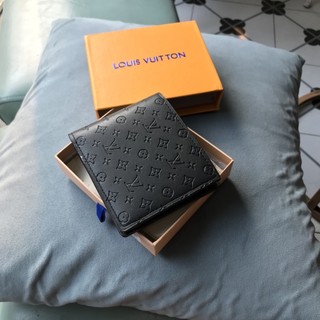 Ví bóp nam dáng ngang vân hoa chìm FULL BOX Hana Kimi