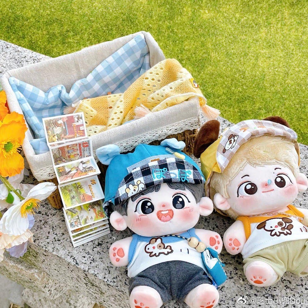 CẶP BÚP BÊ BÁNH KEM BÁNH HẠT DẺ 20cm