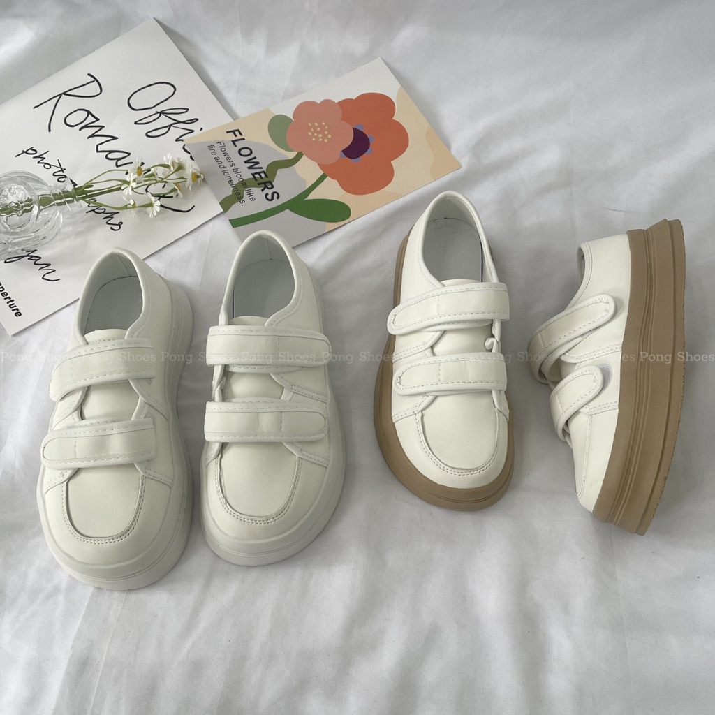 Giày thể thao 2 quai phong cách năng động Pong Shoes - FULL BOX - Mã 1524