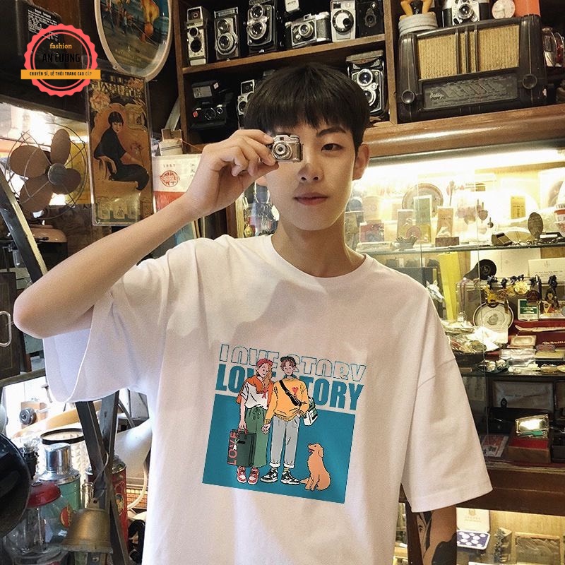 Áo thun nam, áo phông nam tay ngắn cổ tròn chất cotton  dày dặn thoáng mát ATN039 - An Cường Fashion