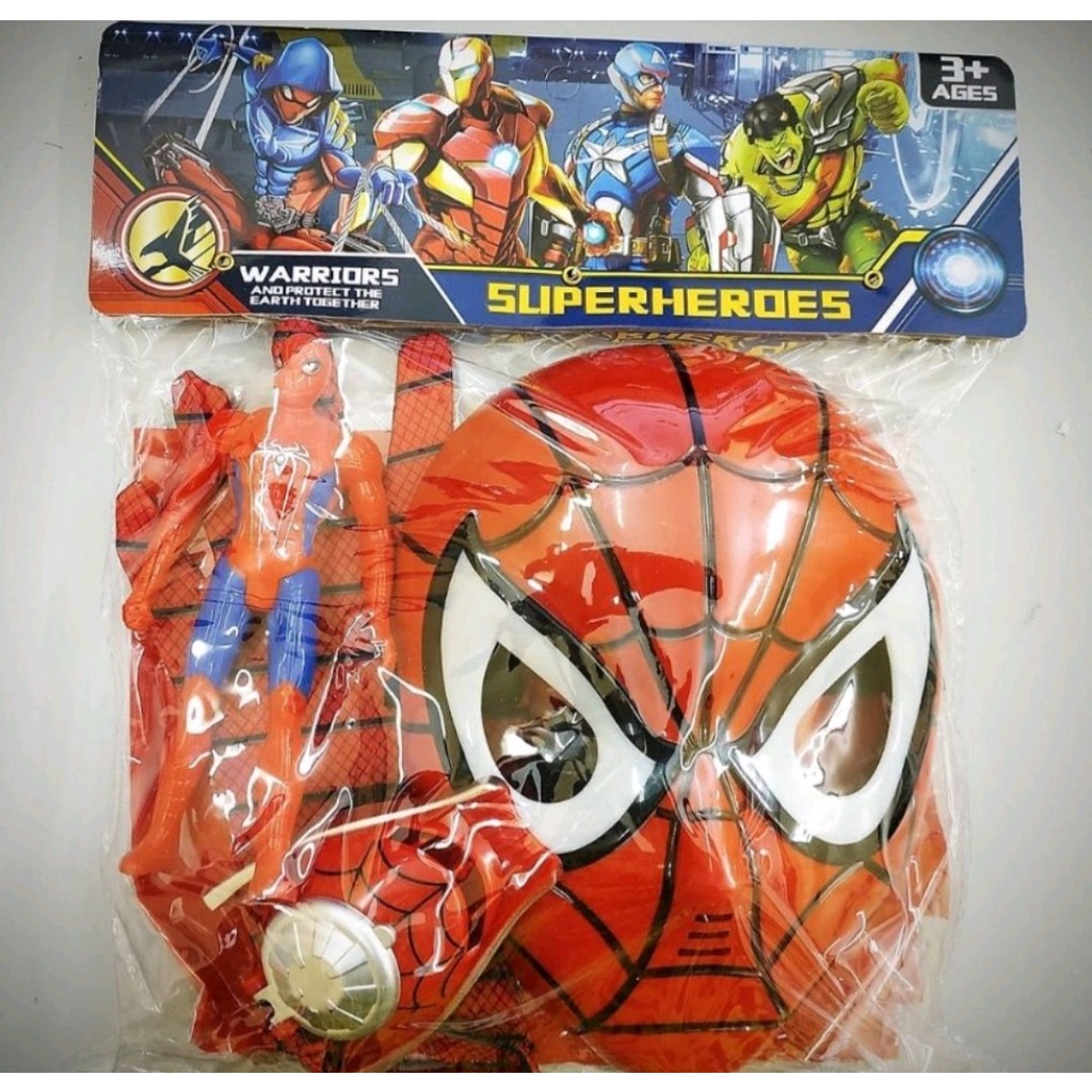 Combo đồ chơi Phụ Kiện Người nhện Lam Anh Store, Spiderman cho bé nhập vai