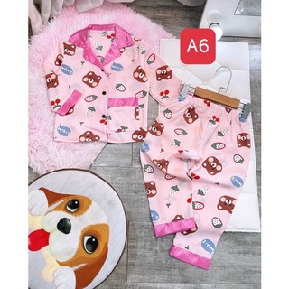 bộ pizama lụa 22-33kg