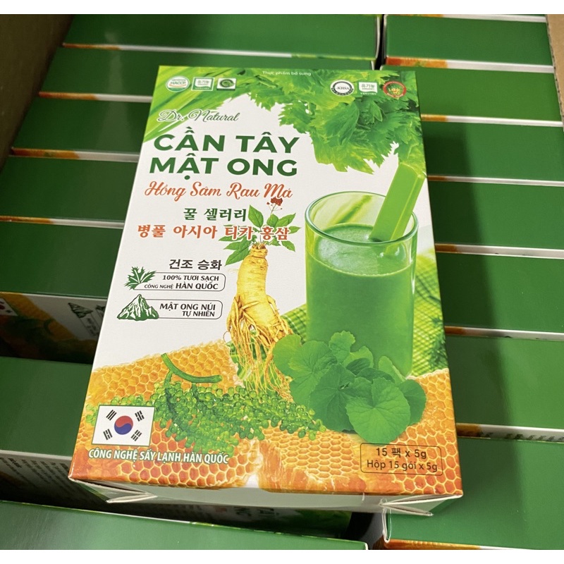 Bột Diệp lục CẦN TÂY MẬT ONG HỒNG SÂM RAU MÁ - giúp thanh lọc cơ thể , giảm cân, giảm béo ,đẹp da cải thiện nội tiết ột