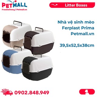 Nhà vệ sinh mèo Ferplast Prima 39,5cm x 52,5cm x 38cm Petmall