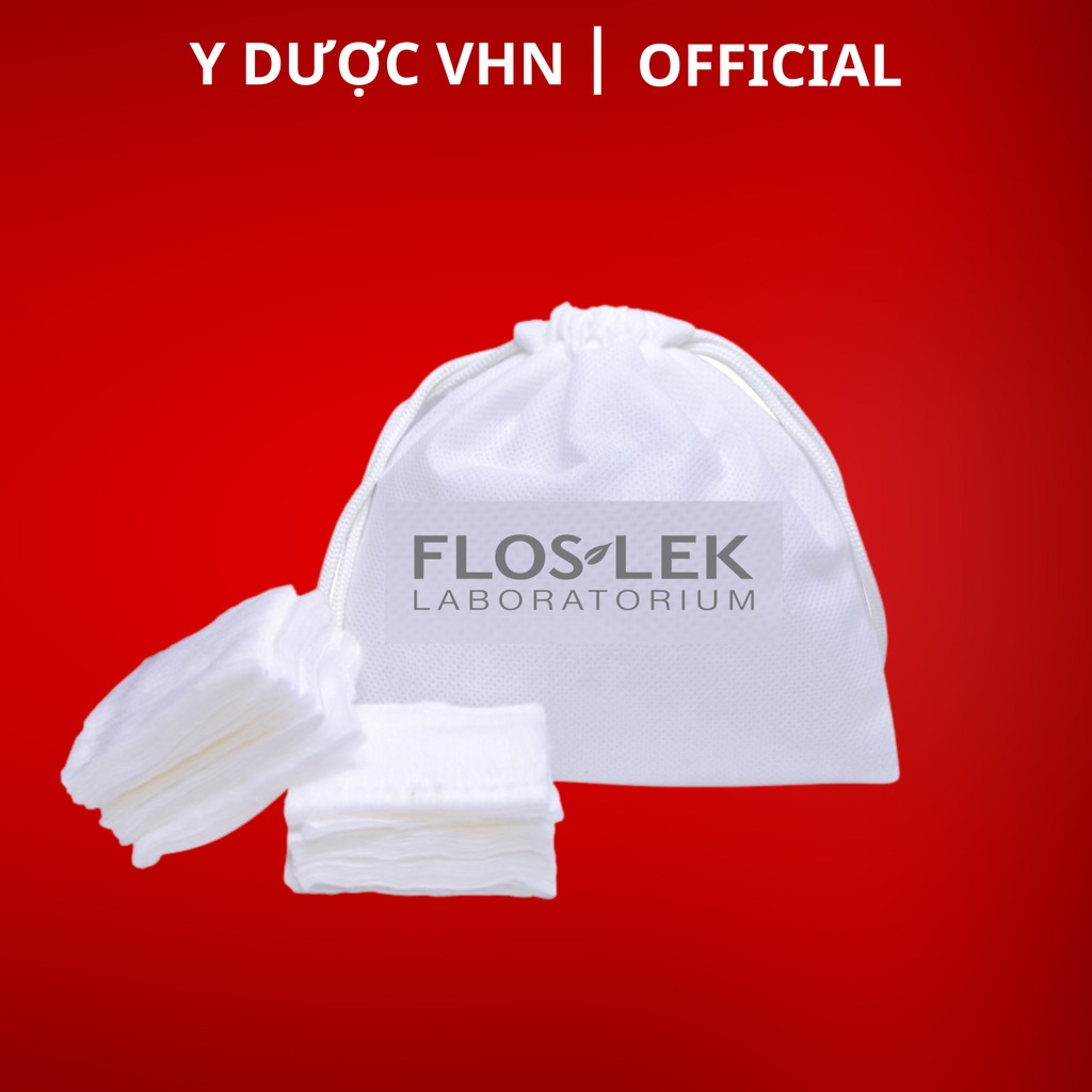 [Gift] Bông tẩy trang Floslek làm sạch da - không gây đau rát