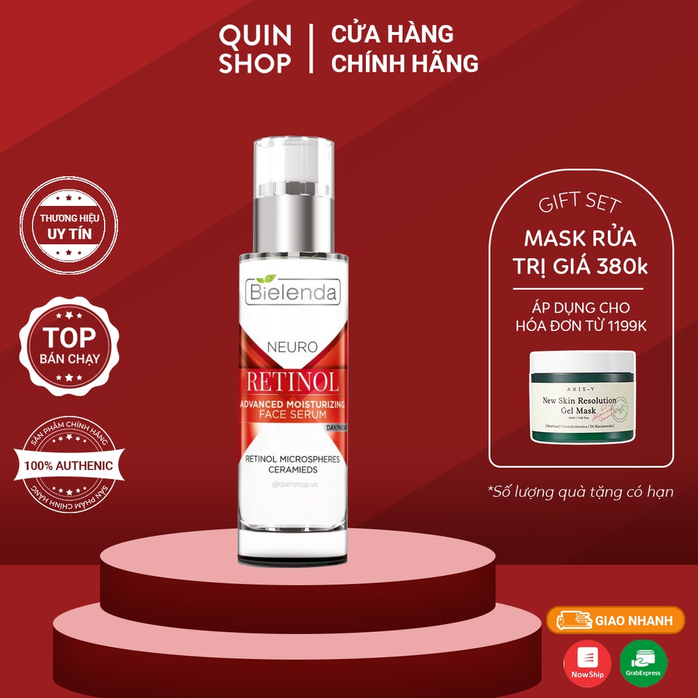 Tinh Chất Ngăn Ngừa Lão Hóa Bielenda Neuro Retinol Advanced Moisturizing Face Serum 30ml