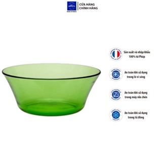 Tô thủy D2008G Duralex - Lys xanh Green 23cm Thủy tinh cường lực cao cấp Pháp [Chính Hãng]