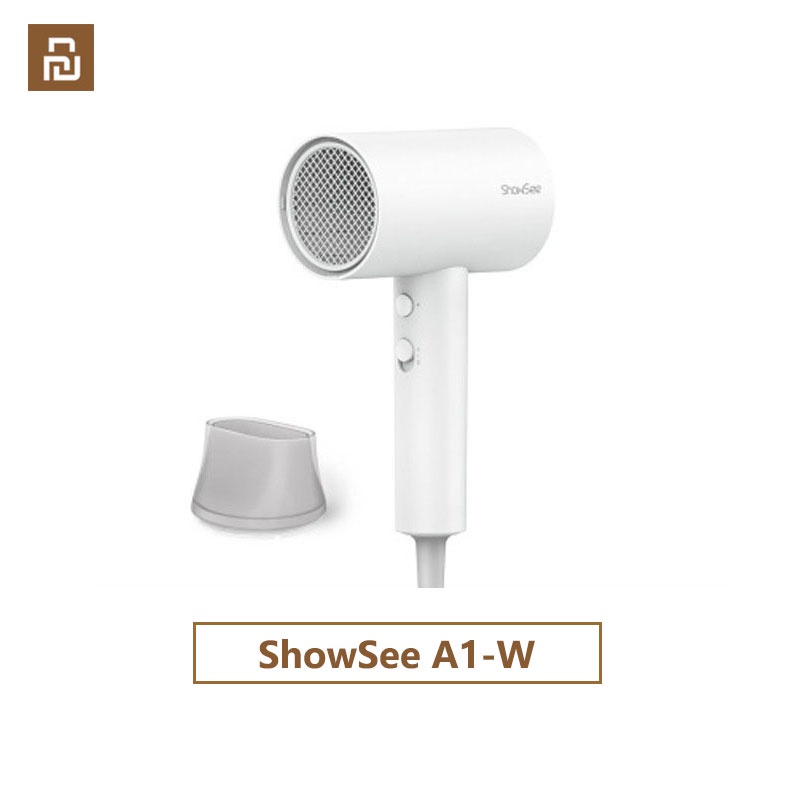 Máy sấy tóc ion âm xiaomi ShowSee A1-W - Công suất mạnh mẽ 1800W- Máy sấy tóc showsee chống xù rối-Mi Grand