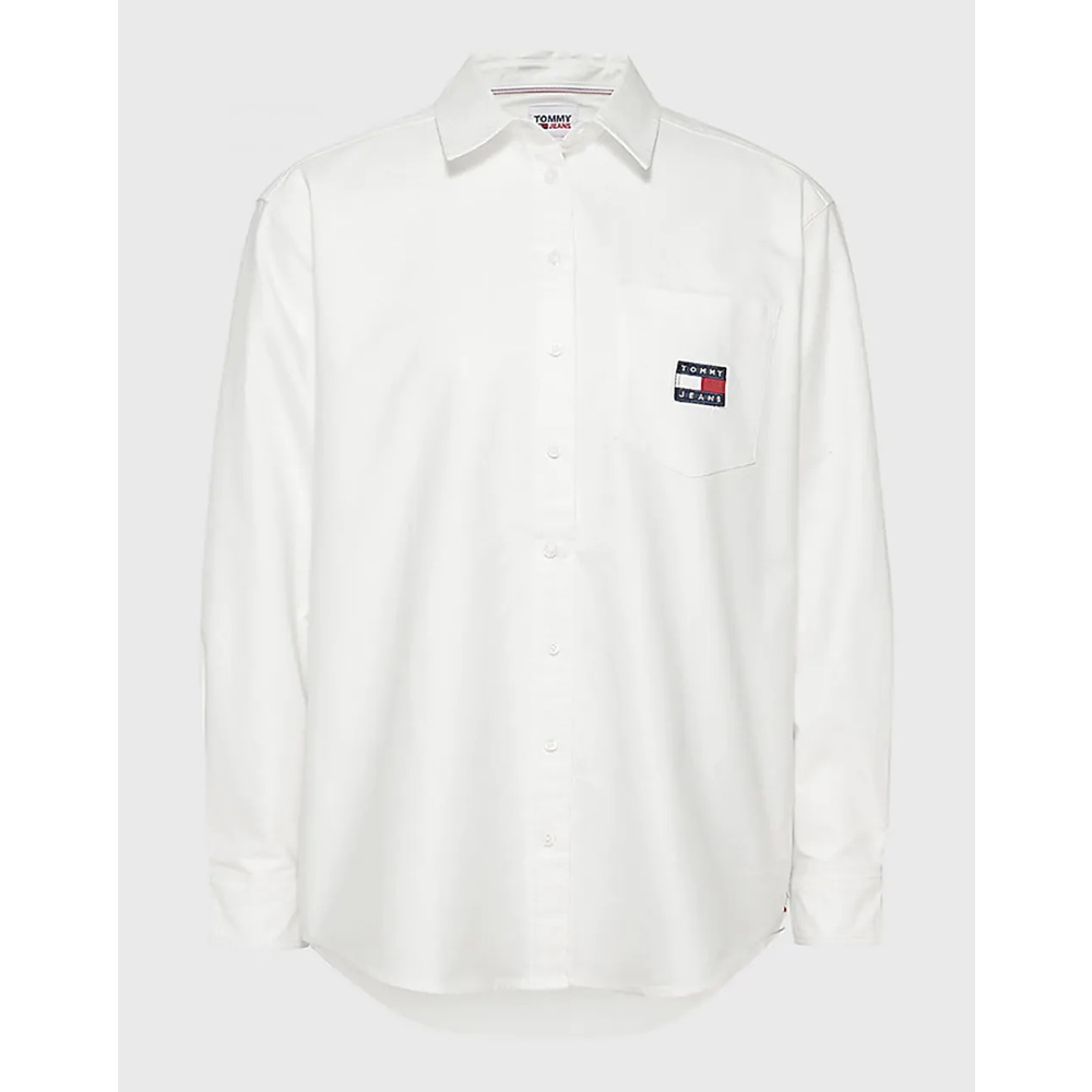 Áo Sơ Mi Nữ Tay Dài Tjw Badge Boyfriend Shirt