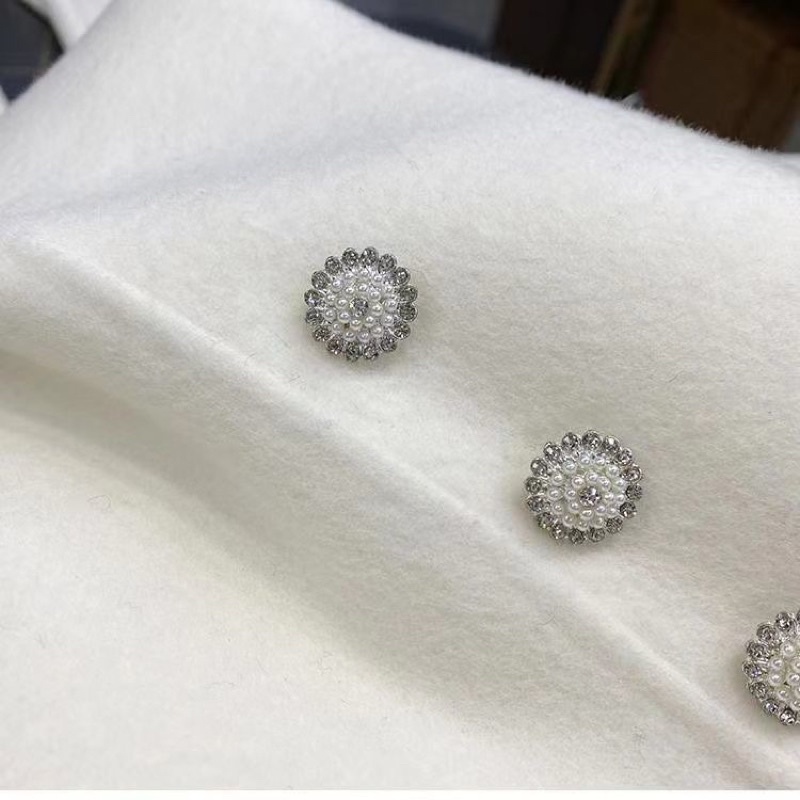 Khuy  áo kim loại ngọc viền đá cao cấp 1.75cm và 1.9cm/ MS91907