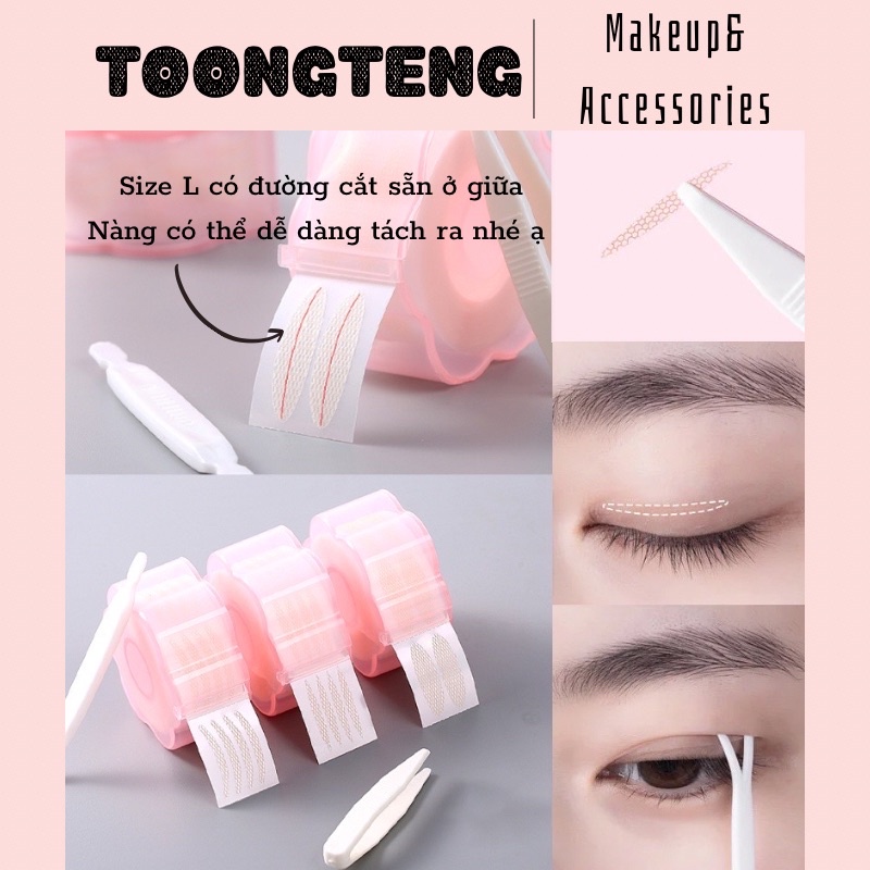 Kích mí tàng hình kích mí lưới HÀNG LOẠI 1 không lộ sẵn keo sẵn dụng cụ đi kèm