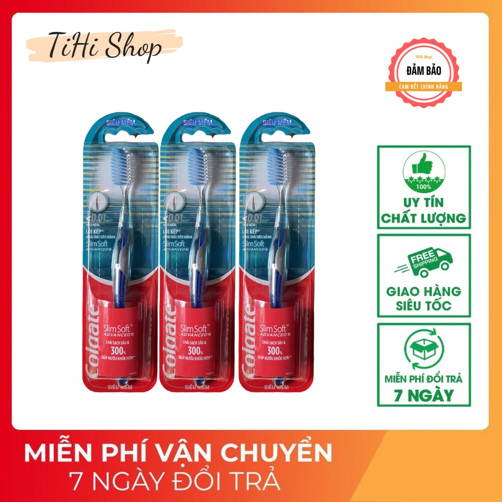 BÀN CHẢI ĐÁNH RĂNG COLGATE SLIM SOFT SIÊU MỀM