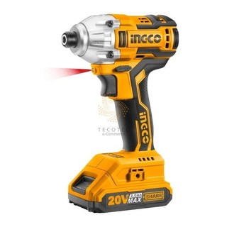 Máy bắn vít INGCO không chổi than - Máy chuyên vít INGCO 2 pin khủng 10 cell - máy vít cao cấp bảo hành 12 tháng