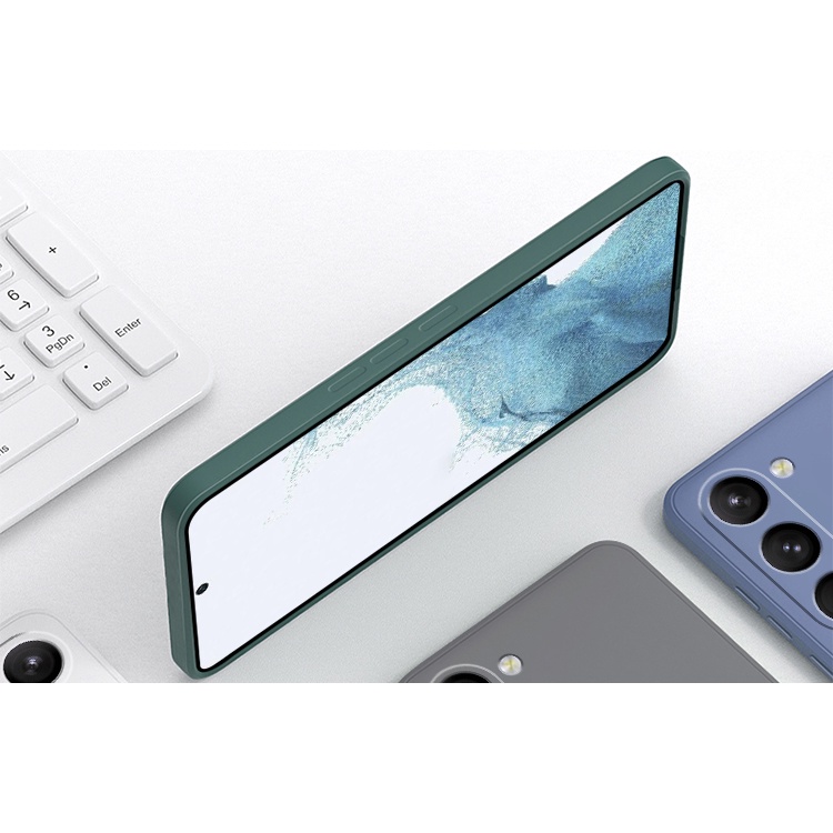 Ốp lưng Olie cho Samsung S23 FE S23 plus S23 Ultra S22 S22+ S22Ultra ốp điện thoại chống bẩn viền vuông bảo vệ camera