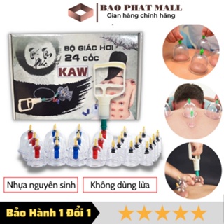 Bộ giác hơi không dùng lửa KAW 24 ống an toàn, giảm căng thẳng mệt mỏi