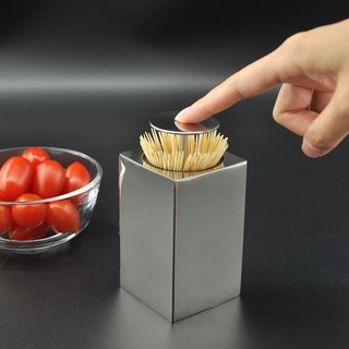 [Sale Lớn] Hủ tăm inox 304 bóng & xướt cao cấp cho gia đình, nhà hàng khách sạn đơn giãn sang trọng