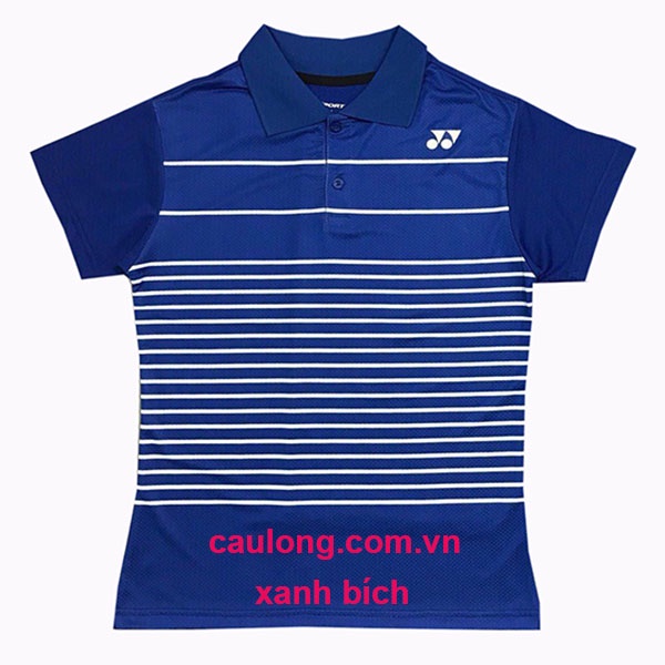 Áo Cầu Lông Nữ Cổ Bâu Yonex 7507B Xanh Bích