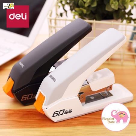 Dập ghim 60 tờ có trợ lực Deli 465 (E0465)