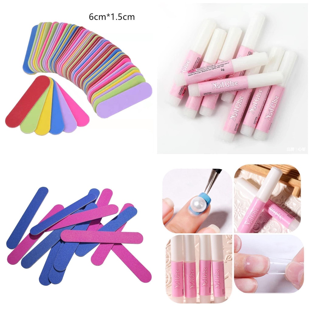 Keo, Dũa Mini dán Nail box, làm Nailbox