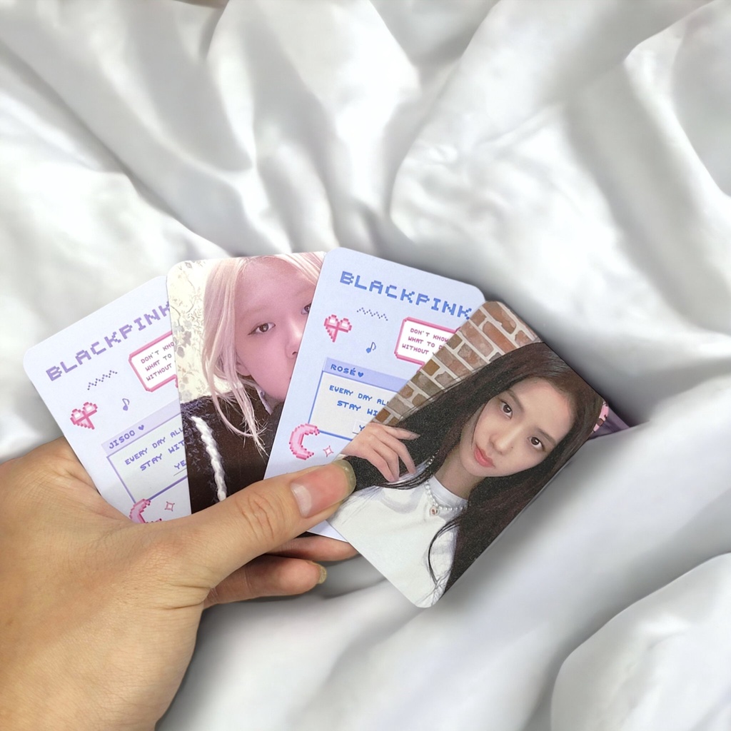 BLACKPINK "This A Letter From Me To You" - Giấy Cứng C300 - Cán Màng Bảo Vệ