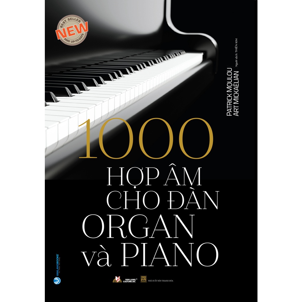 Sách Vanlangbooks - 1000 Hợp Âm Cho Đàn Organ Và Piano