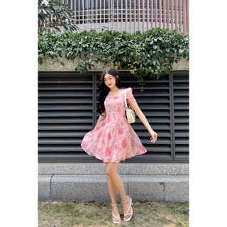 OLV - Đầm Risa Square Neck Dress