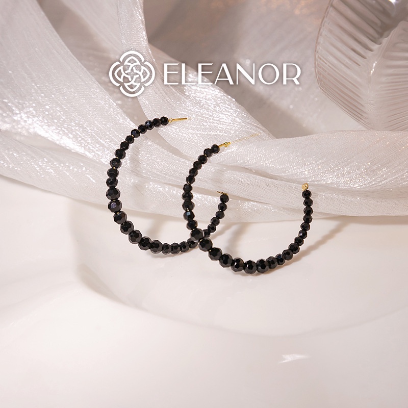 Bông tai nữ chuôi bạc 925 Eleanor Accessories chuỗi hạt cườm cá tính phụ kiện trang sức 5490