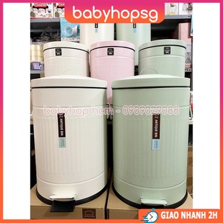 Thùng rác inox lock&lock dung tích 3l 5l 6l 12l 20l byp101 byp102 byp103 byp104 byp106 byp122 byp124 byp125 - babyhopsg