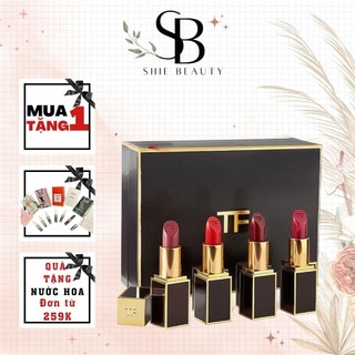 Son Tom Ford chính hãng, Tomford 07 Ruby Rush Vỏ Đen Hàng Chính Hãng Có Bill Full Size