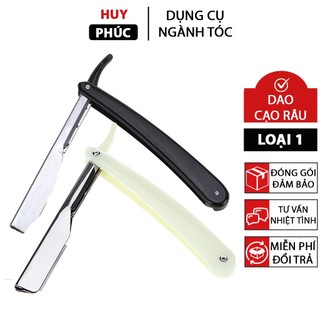 Cán dao cạo râu Barber, dao cạo lông mặt mày Barber cán inox nhựa thay lưỡi cao cấp CD5