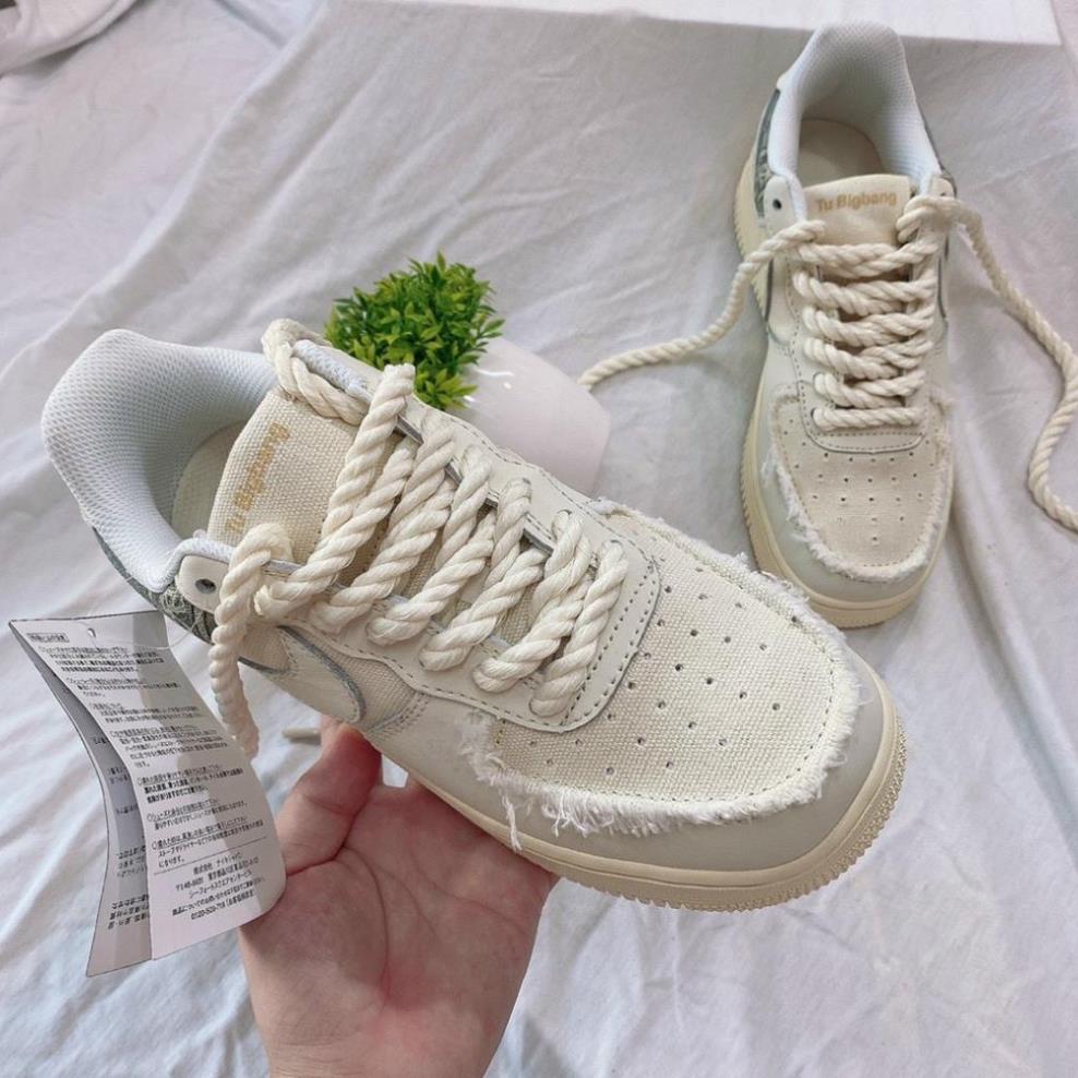 Giày AF1 Dây Thừng, Giày AIR FORCE 1 Dây Thừng nam nữ Bản Mới 2022 Cao Cấp Fullbox Bill