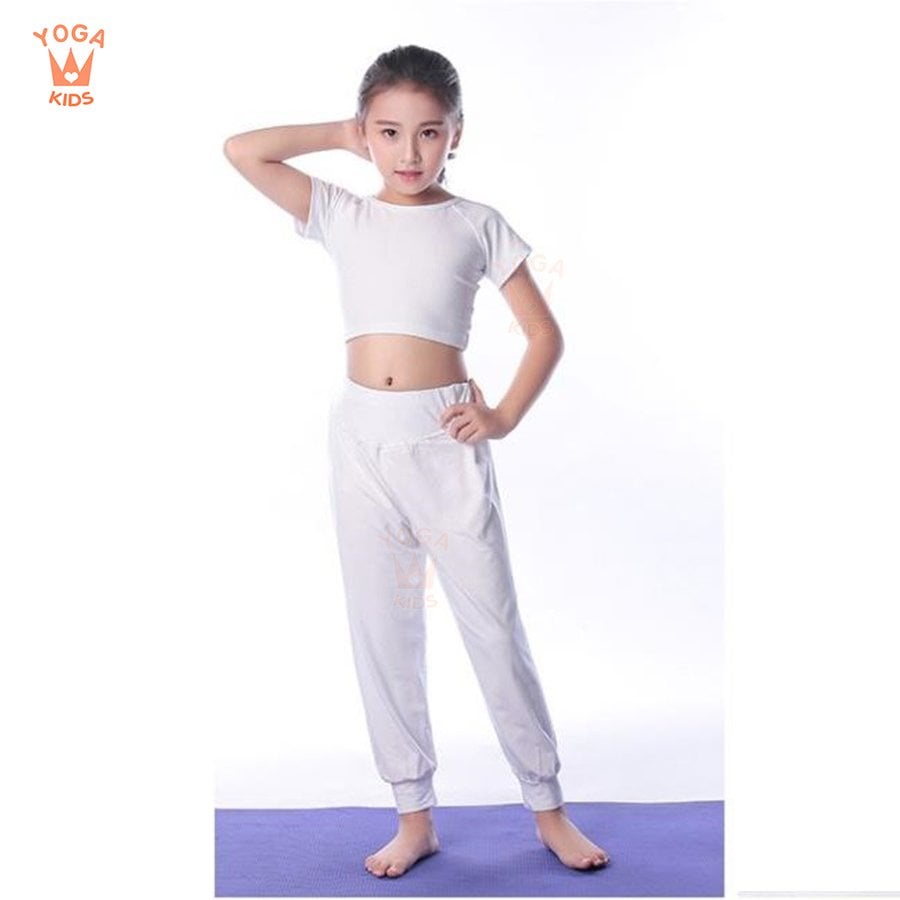 Bộ đồ tập Yoga cho bé - Quần áo yoga trẻ em YG100T