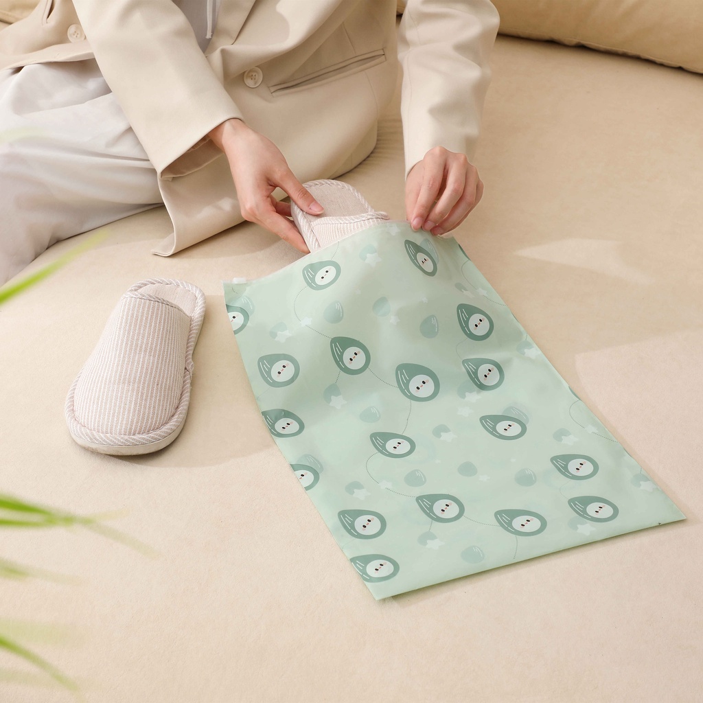 Túi Dây Rút Đựng Đồ Đa Năng Chống Thấm Nước, Túi Đựng Vật Dụng Cá Nhân Khi Đi Du Lịch Hoạ Tiết Xinh Xắn, Túi Đựng Giày D