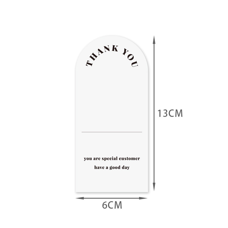 Tem niêm phong cảm ơn, nhãn dán thank you, tem thank you thiết kế cong sang trọng