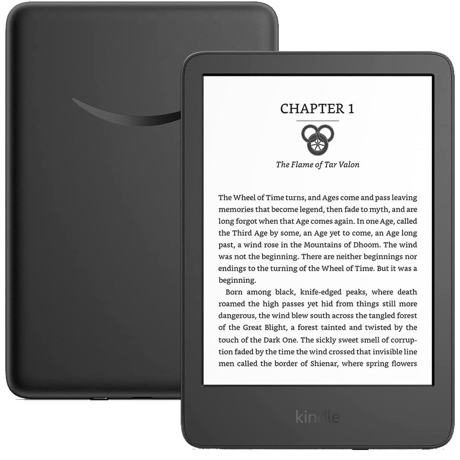 New 100%| Máy đọc sách Kindle 2022 màn hình 6 inch, độ phân giải 300ppi, dung Lượng 16GB, cổng sạc type C | BigBuy360 - bigbuy360.vn