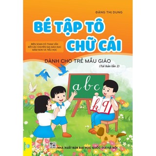 Sách - Bé tập tô chữ cái (dành cho trẻ mẫu giáo) - ndbooks